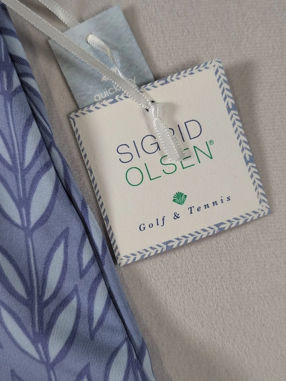 Sigrid Olsen UPF 50 Golf Tennis Skort w/Side Pleat in Planting Print Size Med - Picture 2 of 9
